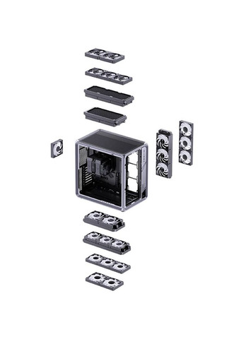 Корпус BO400 Gray Jonsbo (324445787)