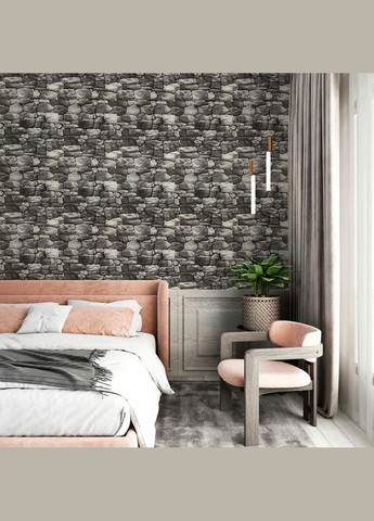 Самоклеючі шпалери сіра цегла 2800х450х1,8мм SW-00000724 Sticker Wall (300241879)