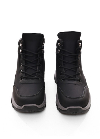 Черные ботинки зимние мужские STREAM