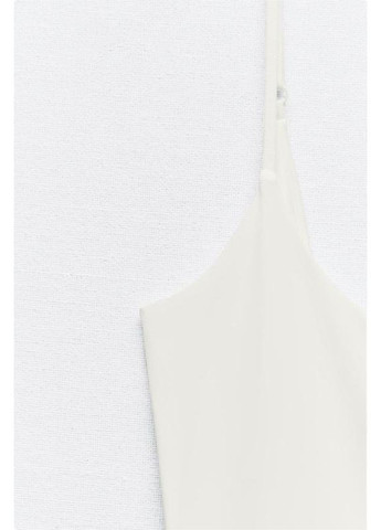 Білий облягаюча сукня на основі поліаміду Zara