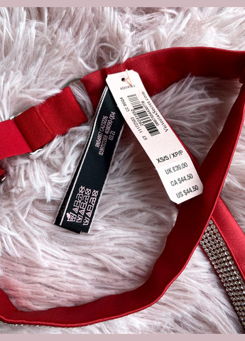 Пояс для чулок со стразами, XS/S красный (26241652) Victoria's Secret very sexy shine strap garter belt (286421172)