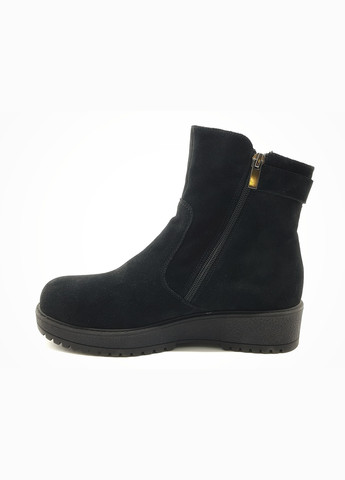 Осенние женские ботинки зимние черные замшевые fs-17-15 25 см(р) Foot Step