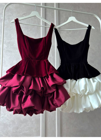 Комплект баска-корсет + пишна багатошарова спідниця з оксамиту та костюмки ❤️🔥❤️🔥❤️🔥 Україна (372419679)