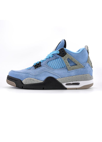 КРОСІВКИ ЖІНОЧІ NIKE AIR JORDAN RETRO 4SE UNIVERSITY BLUE TECH GREY BLUE BLACK НАЙК АІР ДЖОРДАН ЧОРНІ No Brand чорні демісезони (391958476)