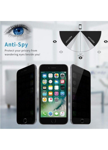 Захисне скло Privacy 5D (full glue) (тех.пак) для Apple iPhone 11 / XR (6.1") Epik (294724357)