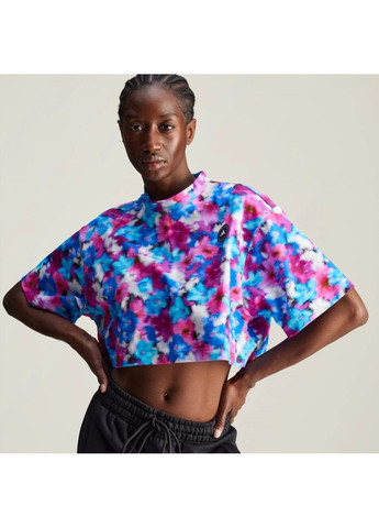 Футболка женская By Stella McCartney Printed Crop T-Shirt Multi JD8620 adidas - (365961488)