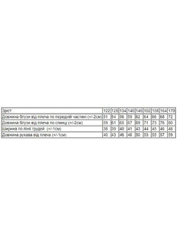 Блуза шкільна HC (h001-6142-066) No Brand (299475857)