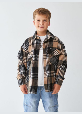 Утеплена сорочка дитяча Клітинка Tair Kids (300000344)