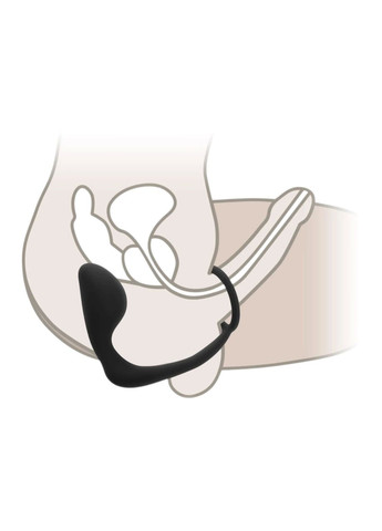 Ерекційне кільце з анальним масажером простати China (317747721)