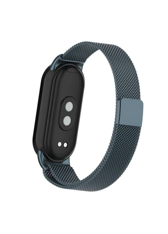 Ремешок Milanese Magnetic для Xiaomi Smart Band 10/9/8 Titanium Grey (ARM86893) KLB ArmorStandart (390140406)