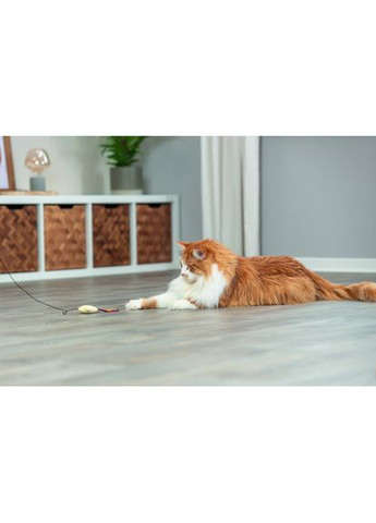 Іграшка Паличка з плюшевою зіркою і котячою м'ятою для котів 46 см (*) Trixie (332005980)