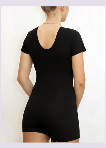 Купальник для танців, гімнастики чорний з шортами No Brand тріко (297530945)