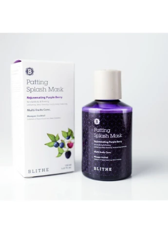 Сплеш-маска омолаживающая с лесными ягодами Patting Splash Mask Rejuvenating Purple Berry BLITHE (376303872)
