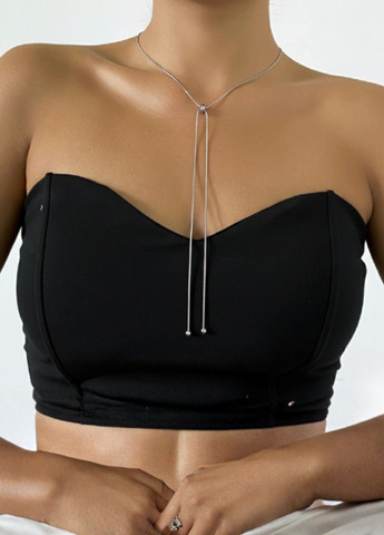 Цепочка-галстук женская с бусинками регулируется Fashion Jewelry (369716472)