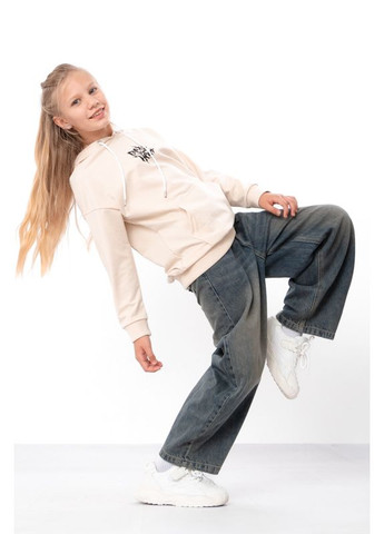 Темно-серые демисезонные джинсы подростковые (демисезон) (p-17820) Носи своє