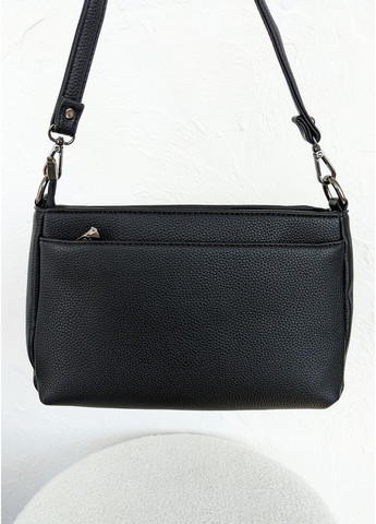 Компактна чорна сумка з екошкіри InFashion Сумка (360751145)