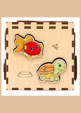 Кубик-сортер Домашние животные (CUB-4-009) GoodPlay (330058280)