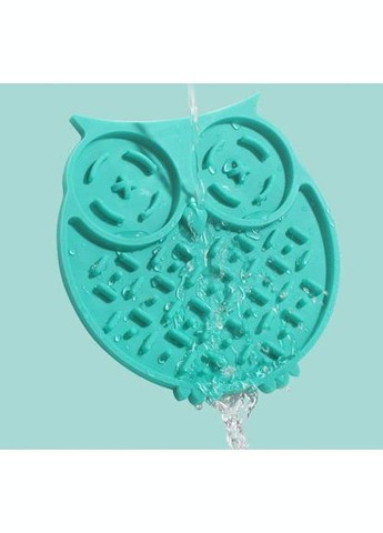 Коврик-кормушка licky mat сова силиконовый, зеленый (*) WahoPet (322592700)