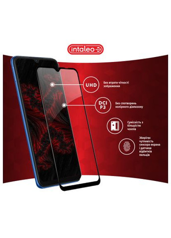 Скло захисне (1283126527173) Intaleo Full Glue Xiaomi Redmi 10C (366661644)
