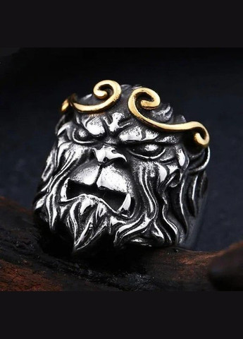 Мужское кольцо перстень в виде Обезьяны Императора из игры Король обезьян размер регулируемый Fashion Jewelry (294909922)