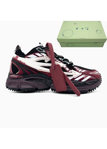 Білі кросівки чоловічі off-white be right back white/burgundy офф вайт білі демісезон No Brand