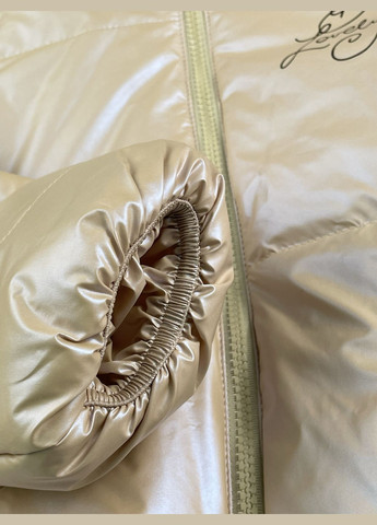 Бежева демісезонна демісезонна куртка для дівчинки KIDZO