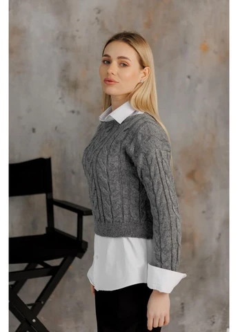 Кроп-джемпер Асоль з люрексом Art Knit (376499394)