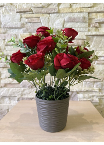 Букет из розового цвета в горшке 30 см. Пластмакс (372837842)