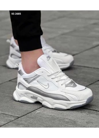 Білі літні кросівки nike air total white найк аір макс тн плюс No Brand