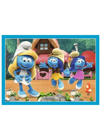 Пазл The Smurfs Деревня Смурфов 4 in 1 (35, 48, 54, 70) элемента (5900511346565) Trefl The Smurfs Село Смурфів 4 in 1 (35, 48, 54, 70) ел (366068437)