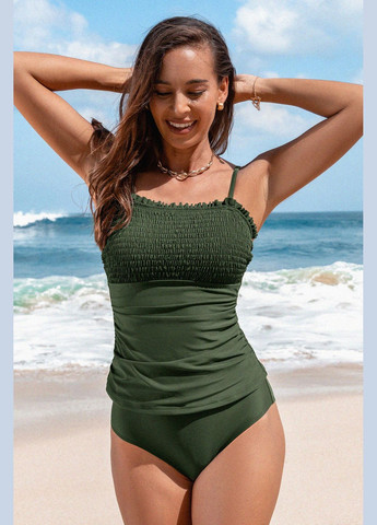 Зеленый летний купальник CUPSHE