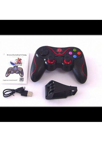 Бездротовий Bluetooth джойстик Gen Game V8 Чорний з червоним MDR Sony (371793964)