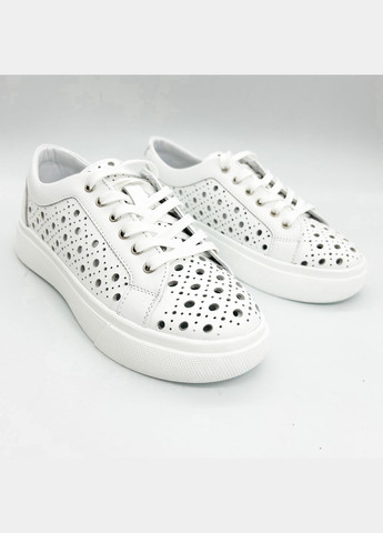 Белые кеды (р) кожа 0-1-1-02-0383082 Corso Vito