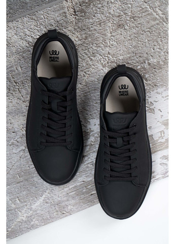 Чорні кеди чоловічі чорні демісезонні 346895 Where Uwear