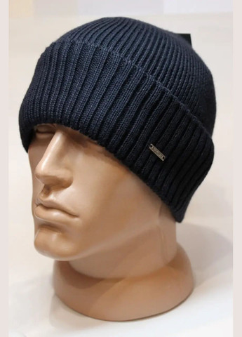 Шапка чоловіча на флісі темно синього кольору Konstant Ellan (312303851)