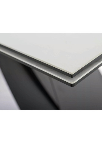Стіл обідній розкладний WESTIN CERAMIC Крем Diamond Cream / Чорний мат (160-240) X90 WESTINKRC160 Signal (372178512)