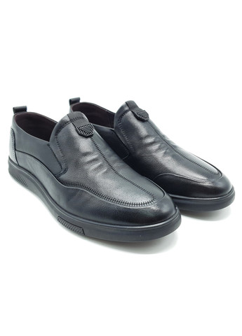 Черные чоловічі туфлі чорні шкіряні bv-19-3 27 см (р) Boss Victori