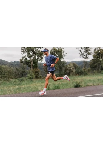 Красные носки высокие с компрессионным эффектом Compressport полоска (367080928)