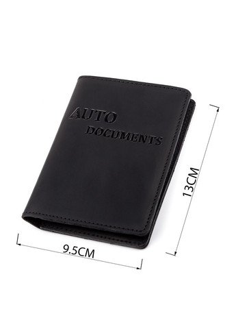 Обложка для автодокументов Shvigel кожаная черная (sku_13923) No Brand (327819940)
