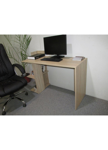 Cтіл комп'ютерний з 2 полицями Джеко 1200/12 Німфея Альба (MZN-031019) М-ЗОН (365876910)