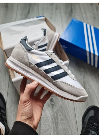 Білі кросівки чоловічі adidas sl 72 rs cloud white/aurora ivy/crystal адідас сл 72 білі демісезон No Brand