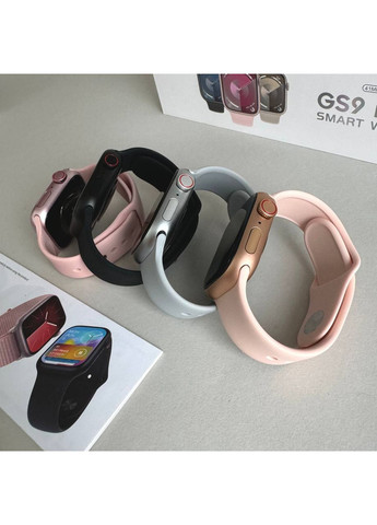 Умные часы Smart GS9 Mini Розовые смарт-часы с пульсометром и шагомером для женщин и девушек Smart Watch Watch 41 mm (372460482)