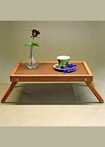 Столик-поднос для завтрака из дерева Орегон шафран (СТП-000106) No Brand (327868291)