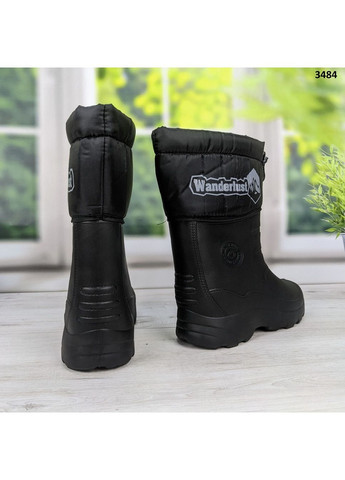 Чоботи чоловічі чорні піна рибальські плащівка хакі дубок Gipanis (366341479)