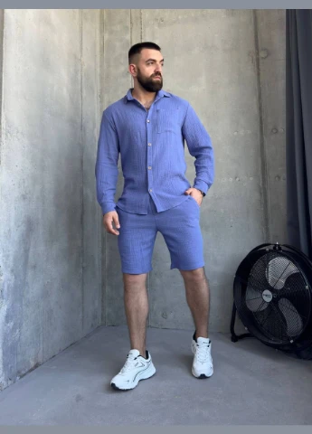 Мужской летний муслиновый Fashion (337469002)