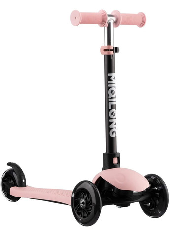 Триколісний самокат Alamo Рожевий (ALAMO-125-PINK) Miqilong (360421832)