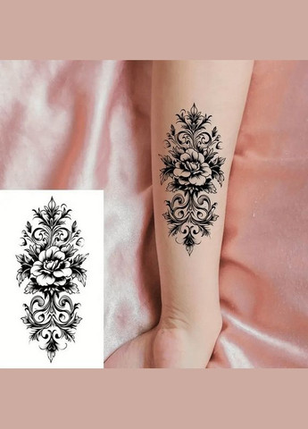 Набір дитячих тимчасових татуювань "Чорні міні №5" black-tattoo-mini-set-5-T Fresh Tattoo (337170796)