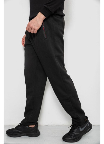 Спортивні штани чоловічі на флісі, колір чорний, 244R41597 Ager (364840492)