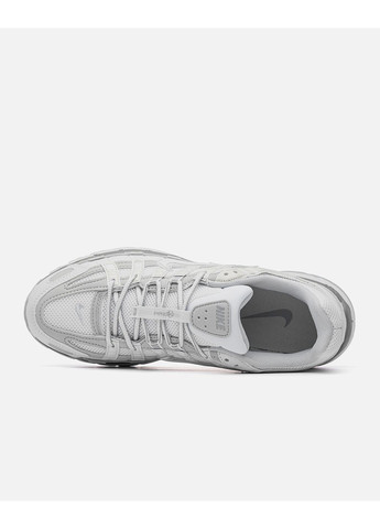 Белые демисезонные кроссовки nike white No Brand P-6000 Metallic Summit