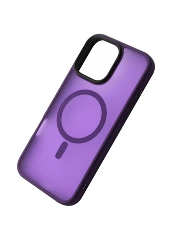 Чехол Matte Insane Magnetic Ring with MagSafe для Apple iPhone 16 Pro Max Deep Purple [116350] Wave (399274390)
